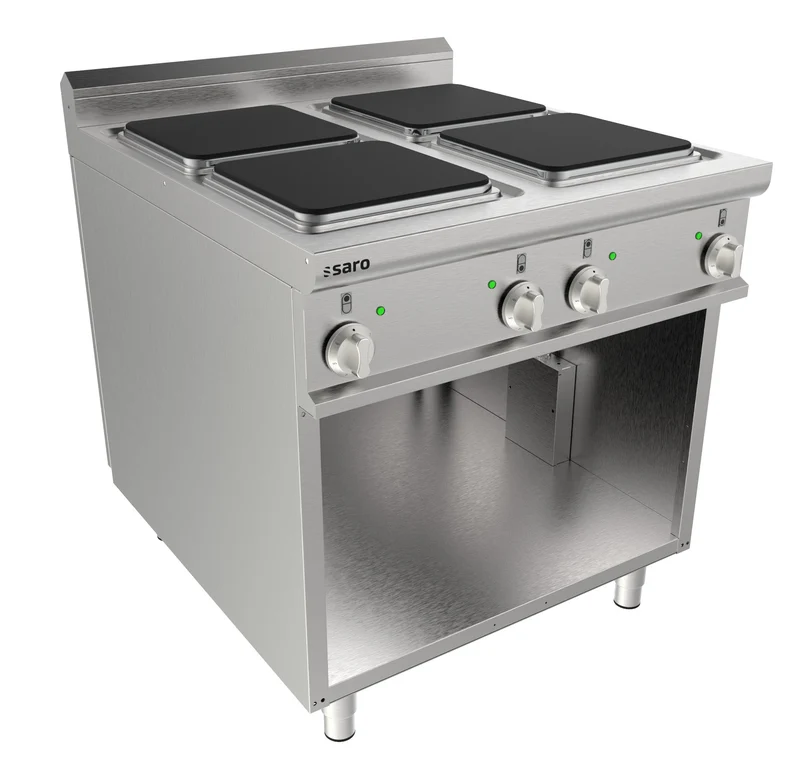 Cuisinière électrique - 4 plaques - 16 kW - LQ/CQE4BA - Saro