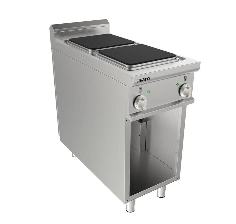 Cuisinière électrique - 2 plaques - 8 kW - LQ/CQE2BA - Saro