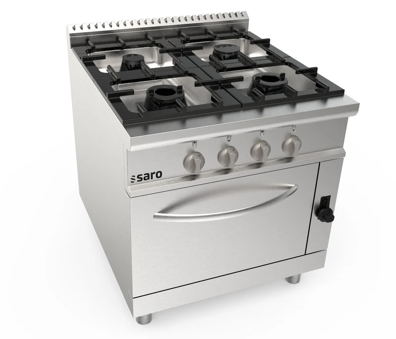 Cuisinière gaz - 4 feux - Four gaz - 32.4 kW - LQ/CUG4NG - Saro