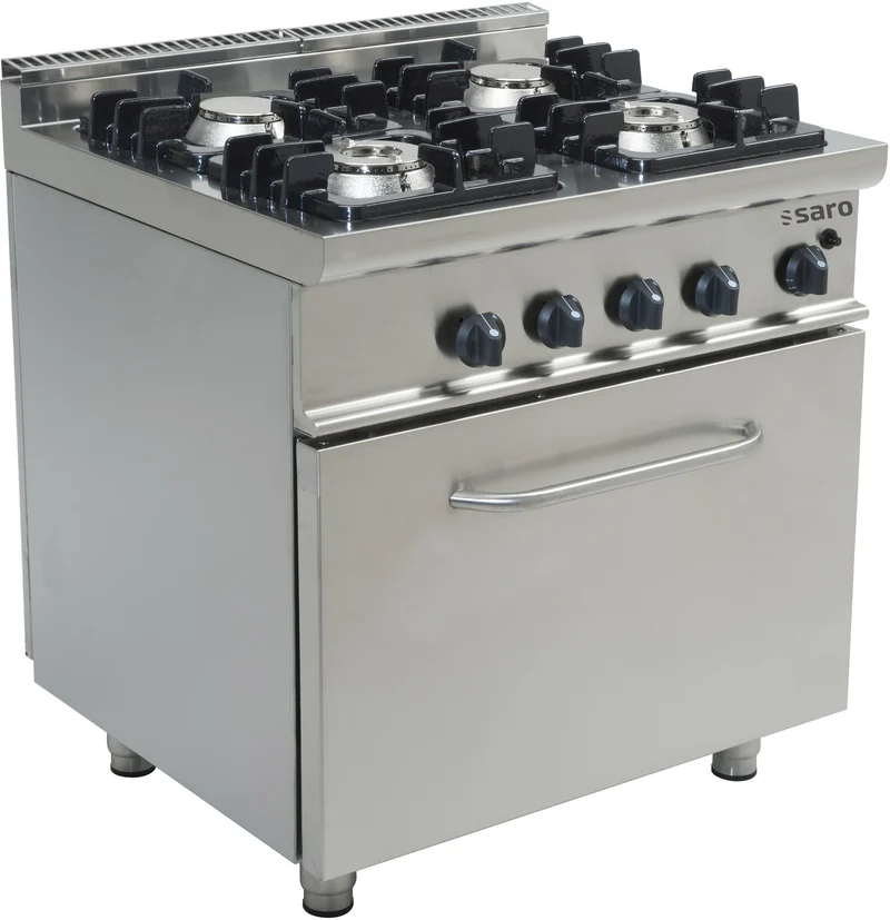 Cuisinière gaz - 4 feux - Four gaz 120L - 31.9 kW - E7/KUPG4LO - Saro