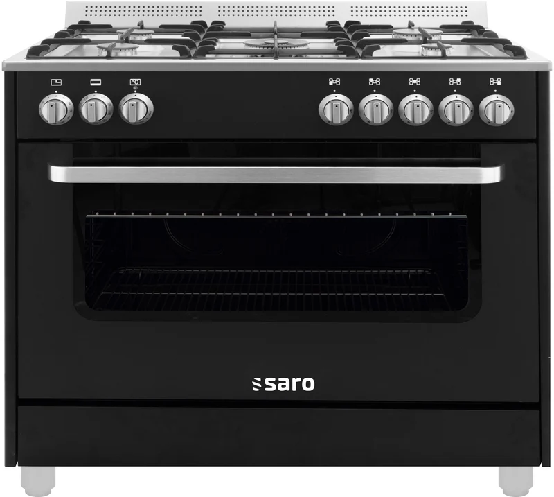 Cuisinière gaz - 5 feux - Four électrique 115L - Grill 1.8 kW - TS95C61LNE - Saro