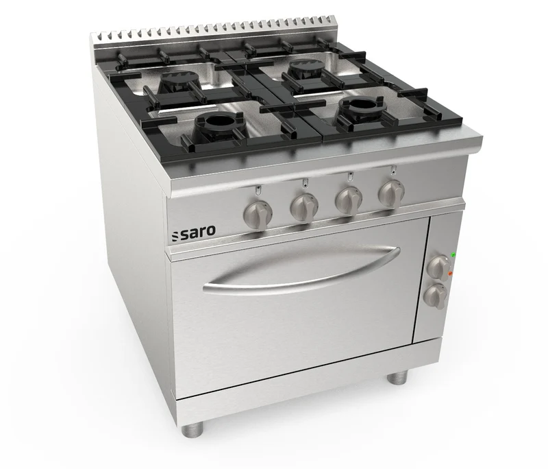 Cuisinière gaz - 4 feux - Four électrique - 28.3 kW - LQ/CUG4NE - Saro