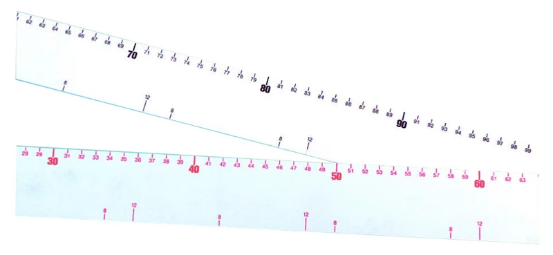 Règle graduée flexible plastique