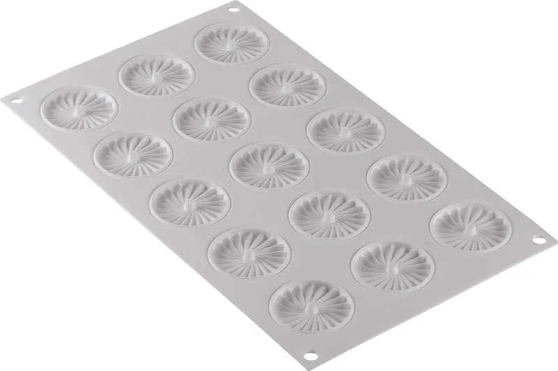 15 Moules plissés flexi - 4,5 cm
