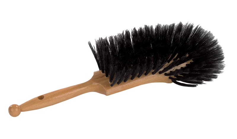 Brosse comptoir demi tête manche bois DOM