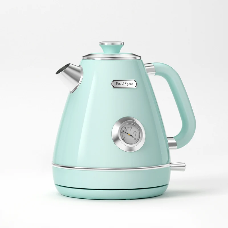 Mint Green Electric Kettle, with Food Grade 304 Stainless Steel, Dial Thermometer, 1.7 L (Available in the US, EU, AU)
