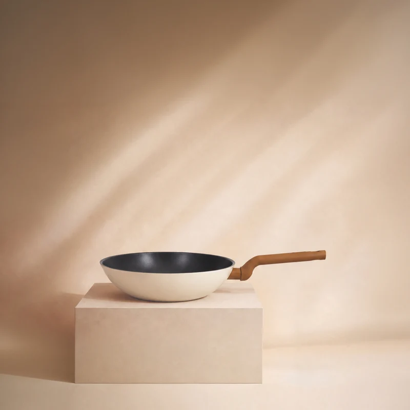 Wok Praticook 28cm en acier carbone