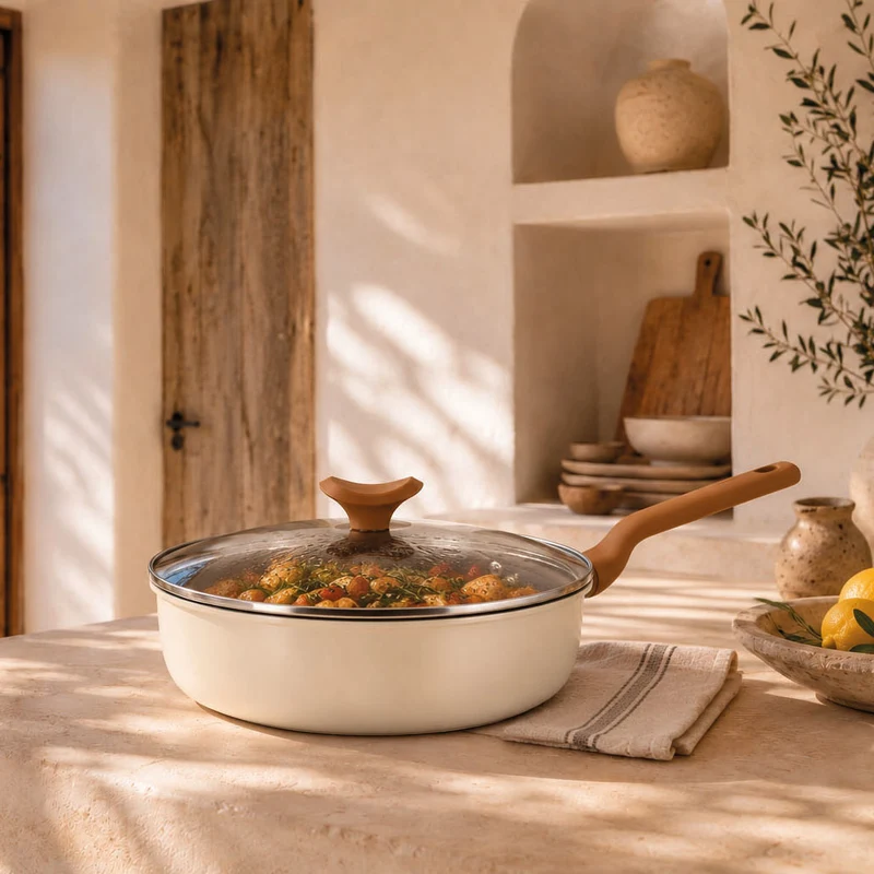 Sauteuse Praticook Ø26 cm en acier carbone
