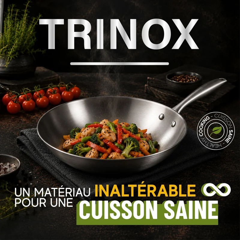 Set de 6 pièces Trinox en acier inoxydable triple couche