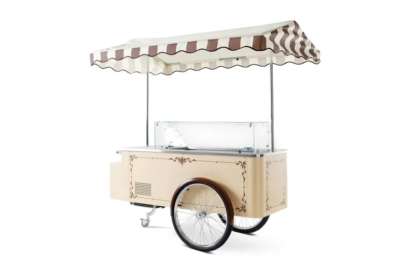 Vitrine à glace - Chariot Carretino - ISA ITALY