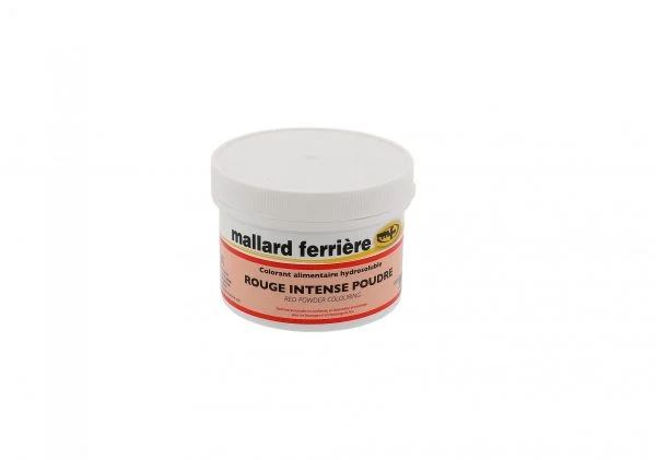 Colorant poudre rouge intense
