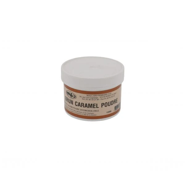 Colorant poudre brun caramel