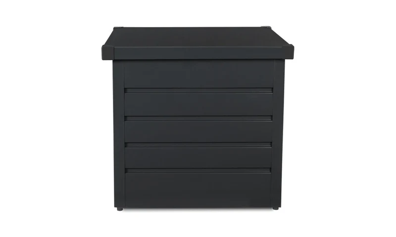 Coffre de rangement pour extérieur gris anthracite en acier galvanisé 200L