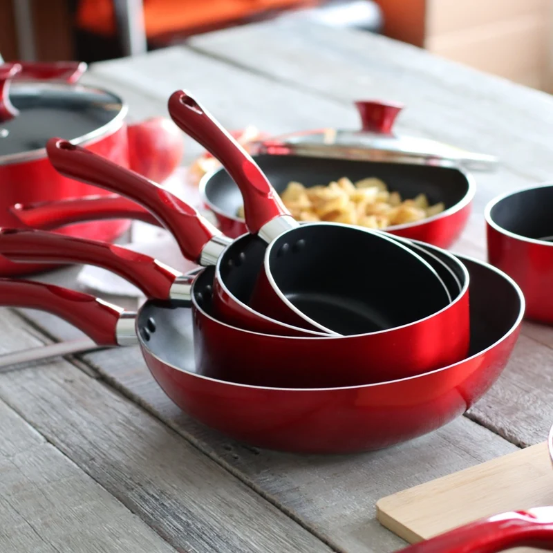 Set de 8 pièces Cerise en aluminium