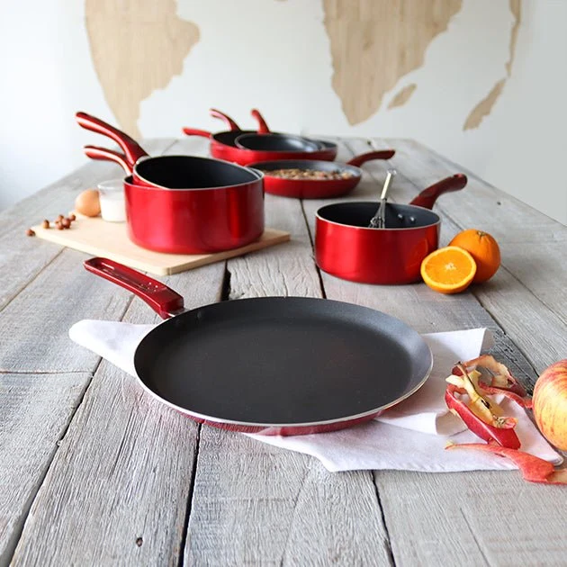 Crêpière Cerise en aluminium 25 cm