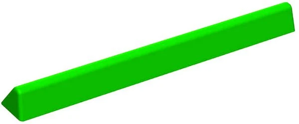 Gouttières à bûchettes plastiques