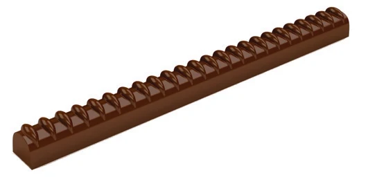 Gouttières à bûchettes plastiques