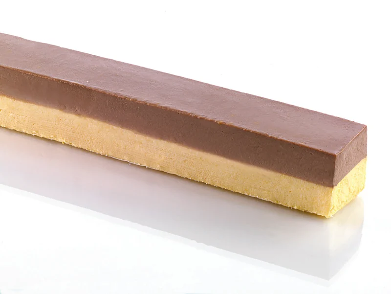 Moule silicone mini bûche carrée - 8 empreintes