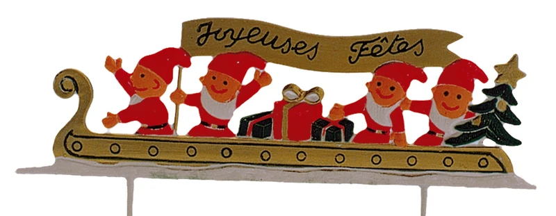 Décor joyeuses fêtes Noël
