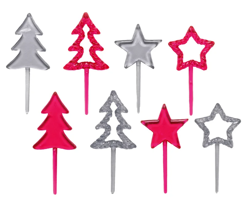 Décor Etoiles et sapins acidulés