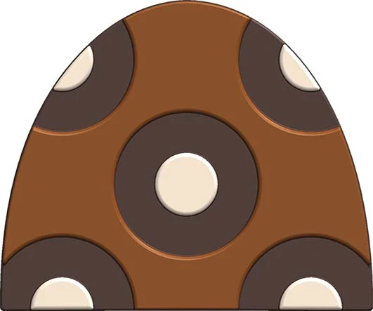 Plaque embout de bûche PETG (Paquet 2 pcs)