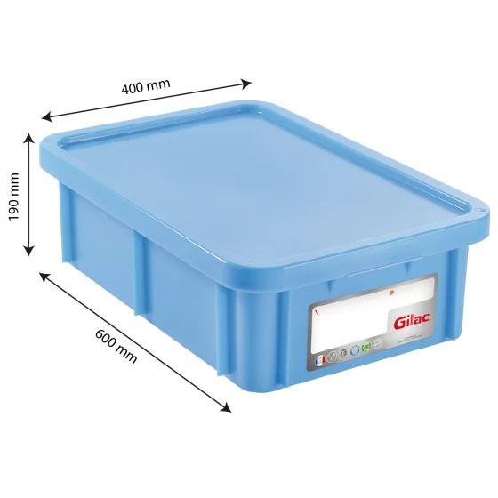 Bac empilable emboîtable 600 x 400 Gilac