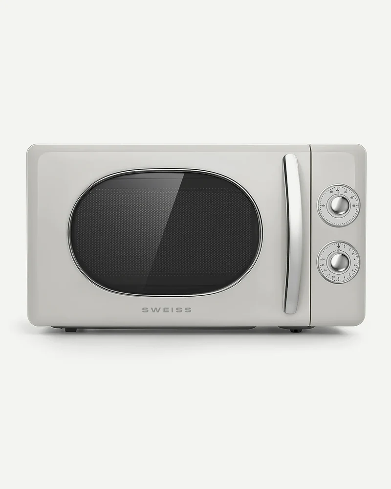 Micro-ondes vintage beige