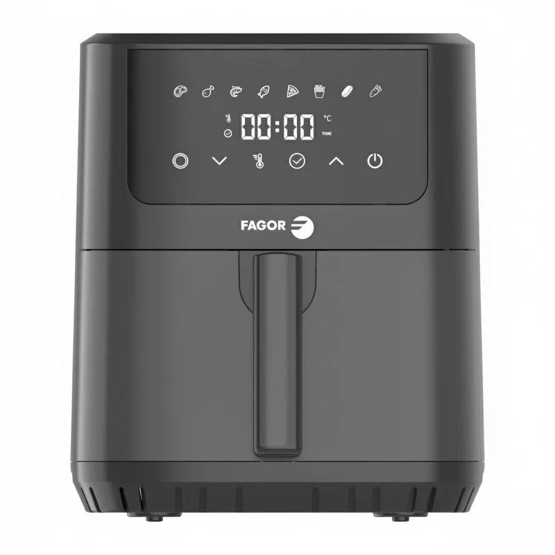 Friteuse à air chaud Air fryer 6,5L 1600W Noir