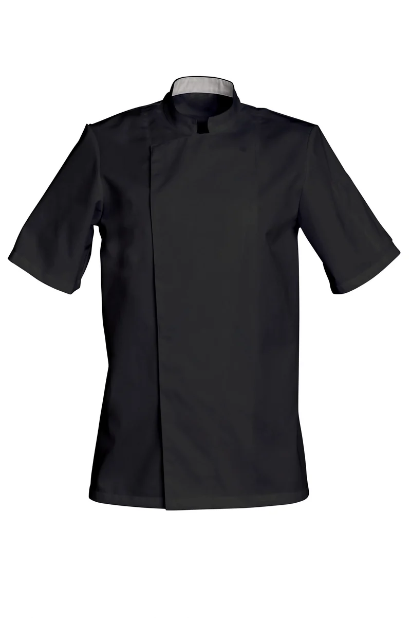 Veste Noire Manches Courtes
