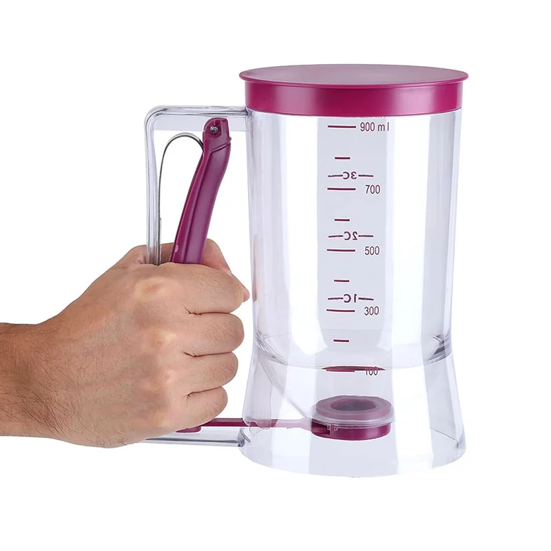 Distributeur de pâte 900 mL pour crêpes, pancakes et pâtisseries
