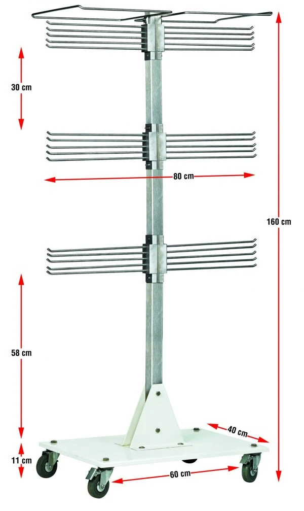 Support mobile pour cercle base acier