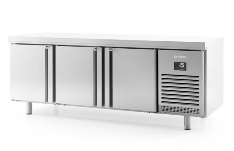 Tour Pâtissier Infrico 3 portes GL dessus inox sans dosseret