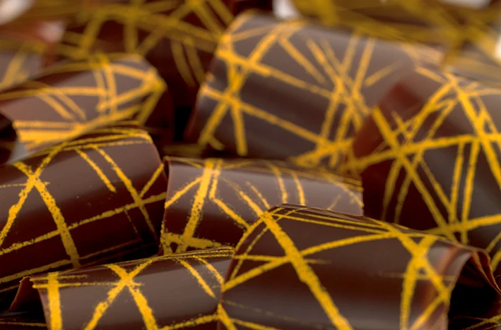 Feuilles transfert pour chocolat polyéthylène