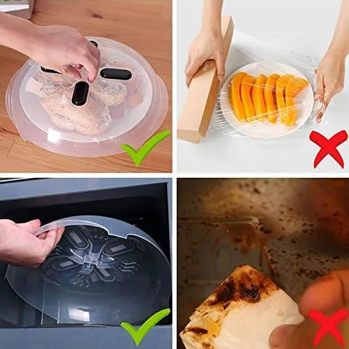 Couvercle Magnétique pour Micro-Ondes Anti-Eclaboussures