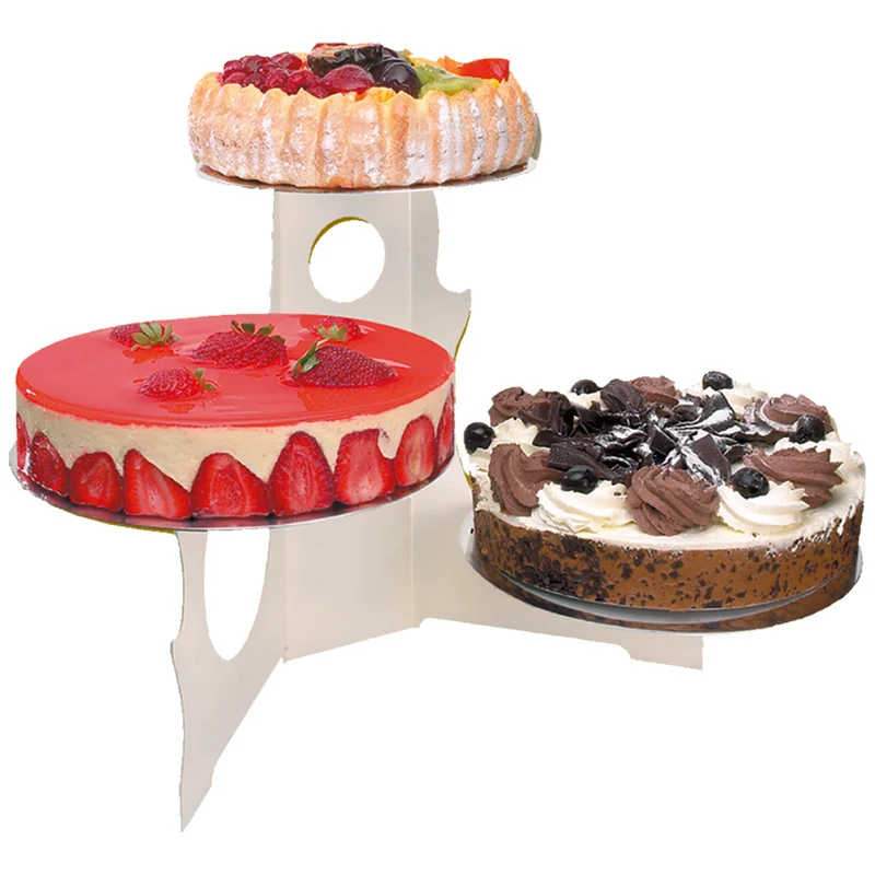 Présentoir à gâteaux 3 niveaux