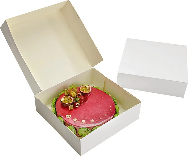 Boîte blanche à entremet