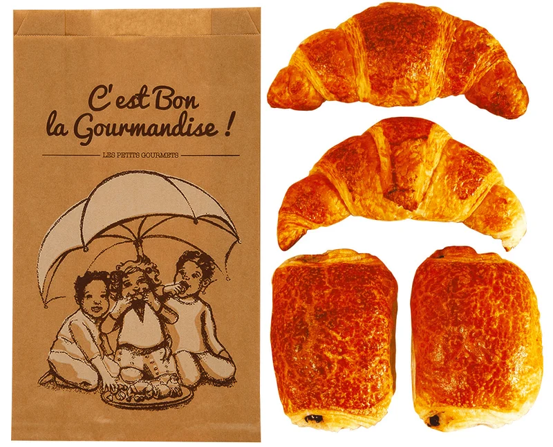Sac à croissant kraft