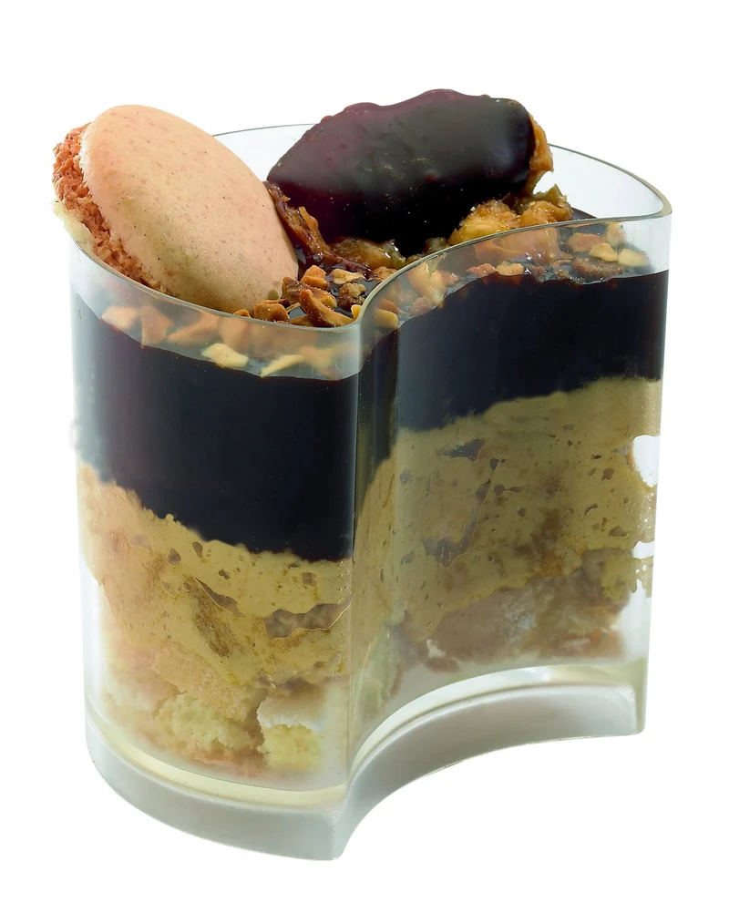 Verrine ronde evasee