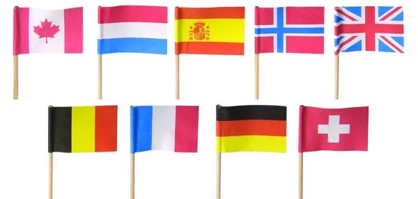 DRAPEAUX ASSORTIS