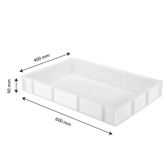 Bac à pâtons droit 600 x 400 Gilac